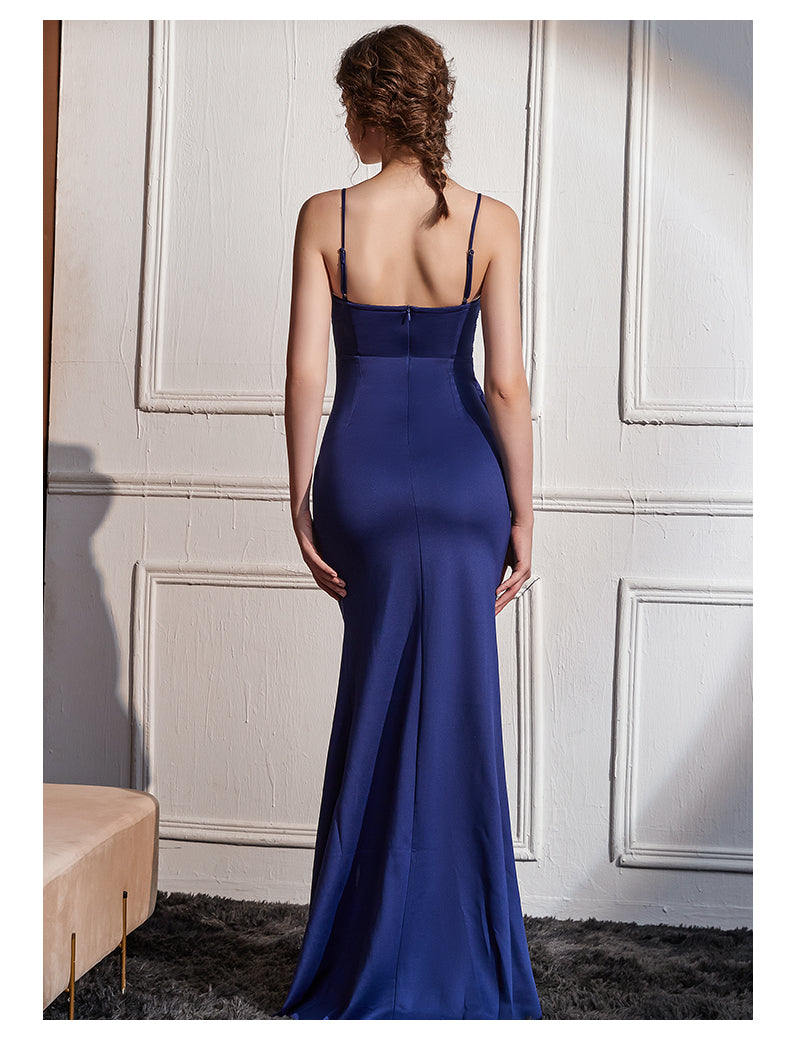 Midnight Allure Sequin Gown [Navy Blue]