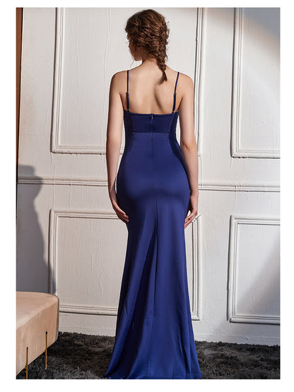 Midnight Allure Sequin Gown [Navy Blue]
