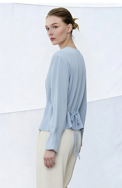Aveline Floral Appliqué Blouse